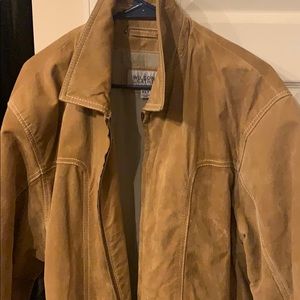 Wilson's Leather Men's XL Tan 100% Suede jacket